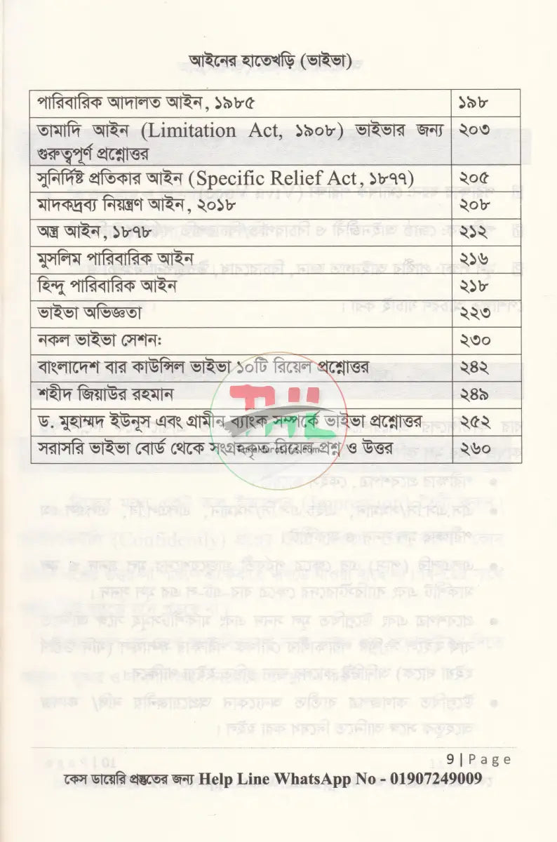 MINDSET আইনের হাতেখড়ি ভাইভা Law Books