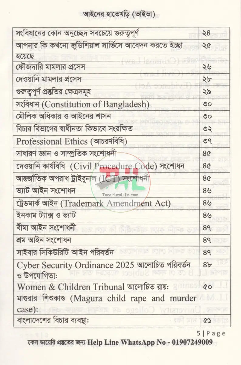 MINDSET আইনের হাতেখড়ি ভাইভা Law Books