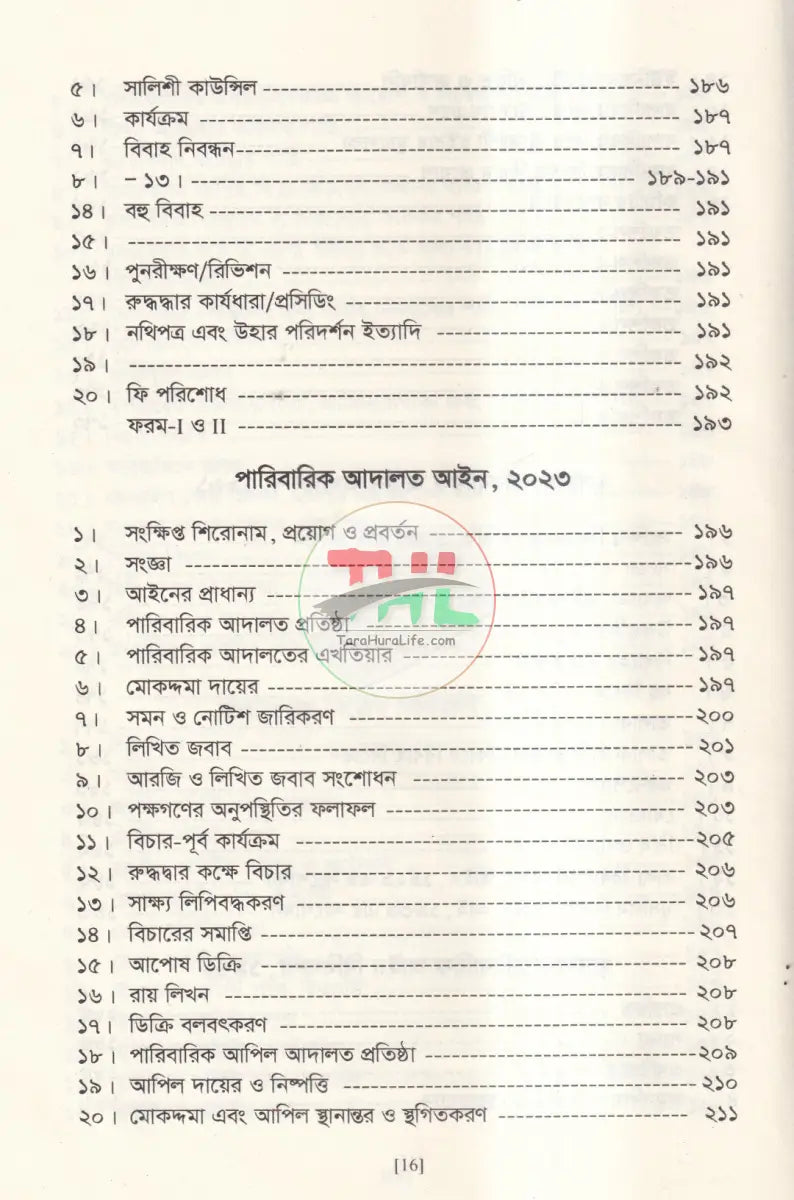 মুসলিম বিবাহ এবং তালাক নিবন্ধন আইন ও বিধিমালা এবং হিন্দু বিবাহ নিবন্ধন ও বিধিমালা Law Books