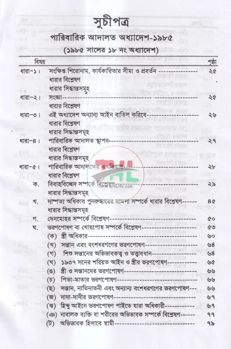 মুসলিম পারিবারিক আইন ও বিধিমালা Law Books