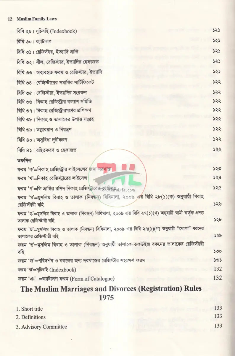MUSLIM FAMILY LAWS Law Books