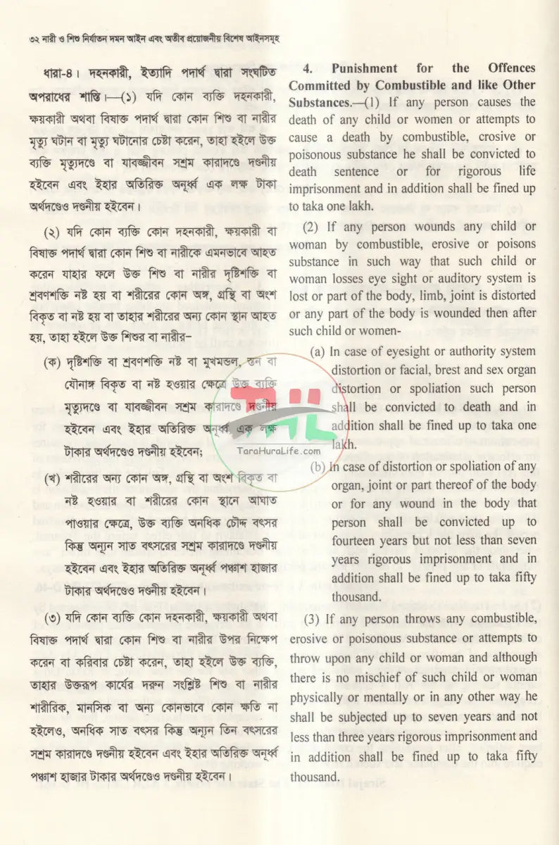 নারী ও শিশু নির্যাতন দমন আইন Law Books