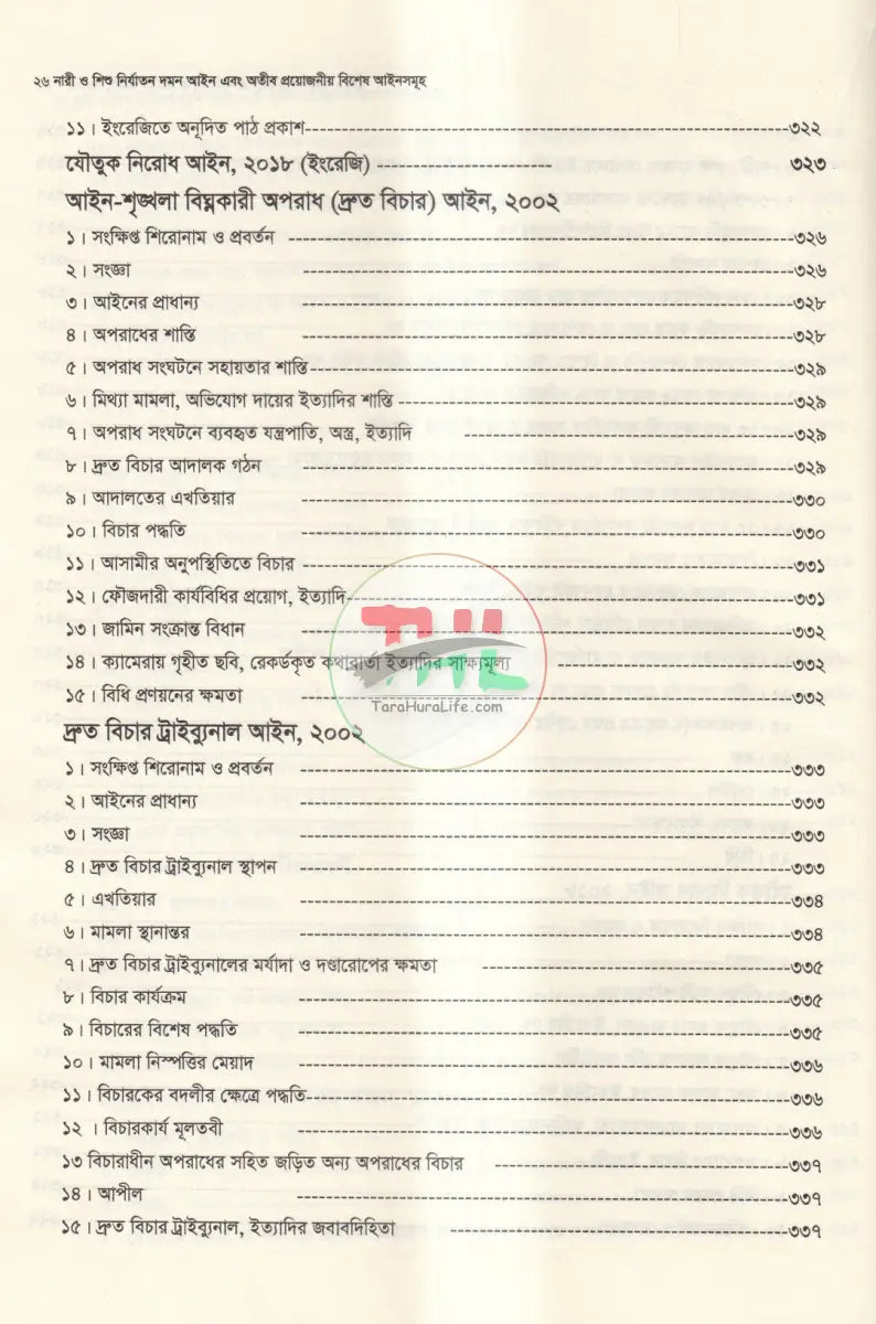 নারী ও শিশু নির্যাতন দমন আইন Law Books