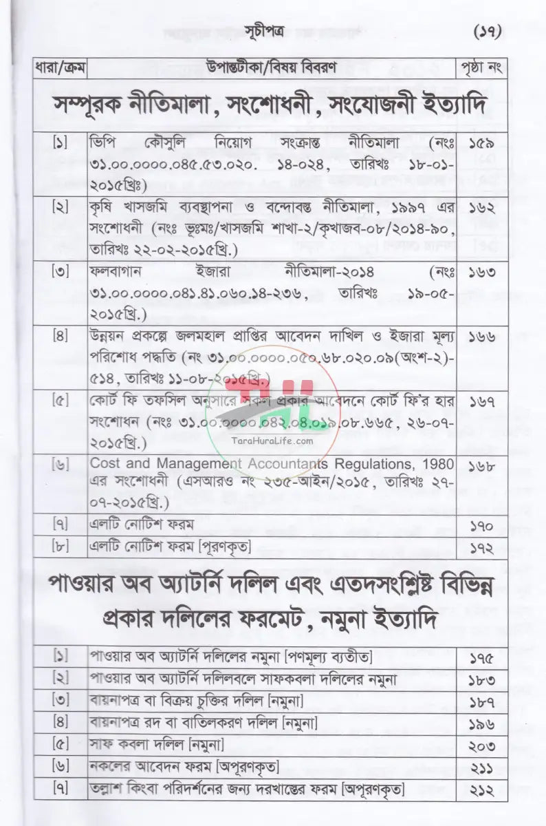 পাওয়ার অব অ্যাটনী আইন ম্যানুয়েল Law Books