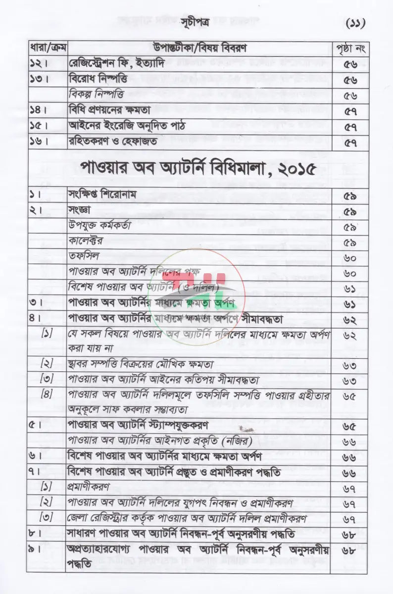পাওয়ার অব অ্যাটনী আইন ম্যানুয়েল Law Books