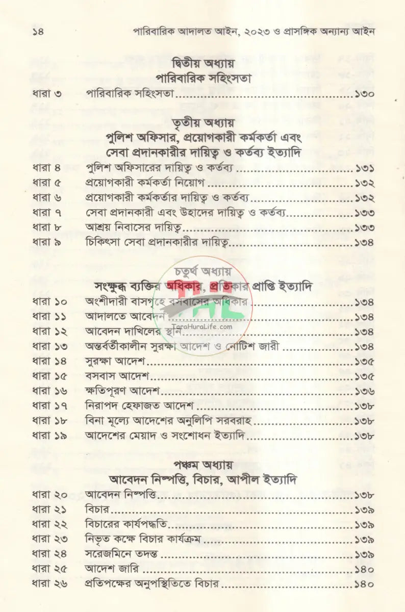 পারিবারিক আদালত আইন,২০২৩ প্রাসঙ্গিক অন্যান্য আইন মুসলিম পারিবারিক আইন ও বিধিমালা Law Books