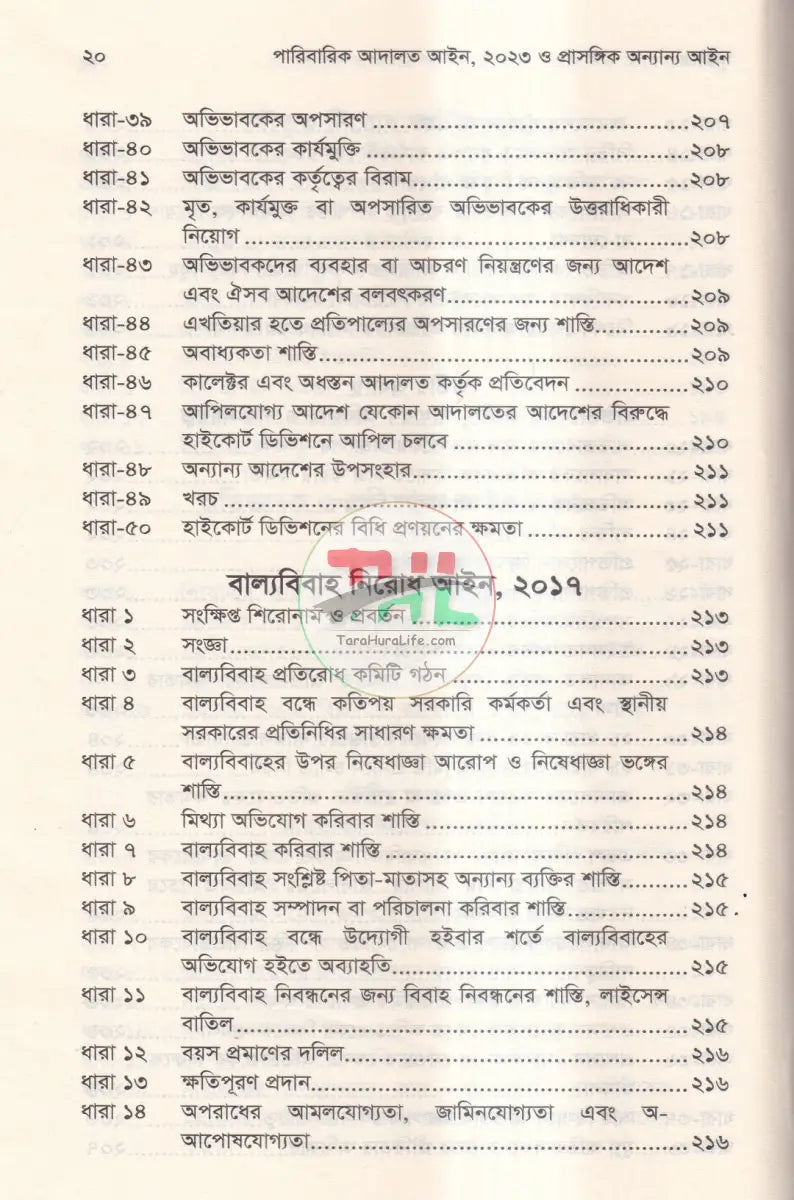 পারিবারিক আদালত আইন,২০২৩ প্রাসঙ্গিক অন্যান্য আইন মুসলিম পারিবারিক আইন ও বিধিমালা Law Books