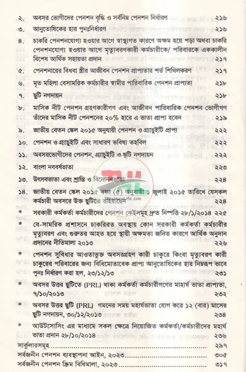 পেনশন বিধি Law Books