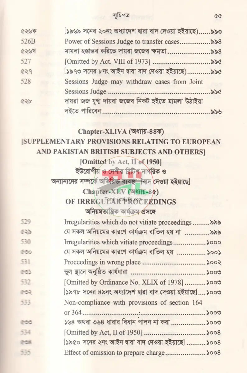 ফৌজদারি কার্যবিধি Law Books