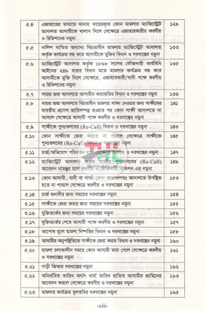 ফৌজদারি মামলা পরিচালনায় অনুসরণীয় ও করণীয় দ্বিতীয় সংস্করণ Law Books