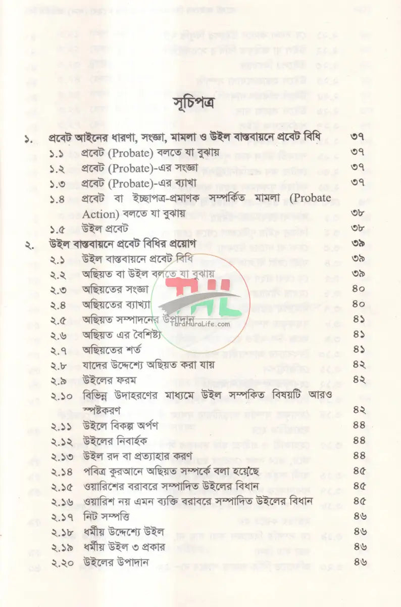 প্রবেট আইনের বিধানাবলি ও প্রাসঙ্গিক হেবা (দান) অছিয়ত বিধি Law Books