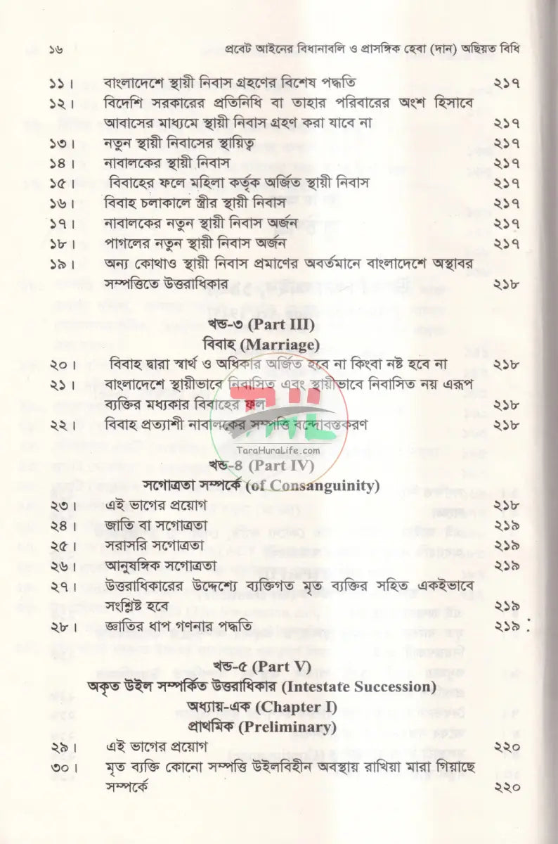 প্রবেট আইনের বিধানাবলি ও প্রাসঙ্গিক হেবা (দান) অছিয়ত বিধি Law Books