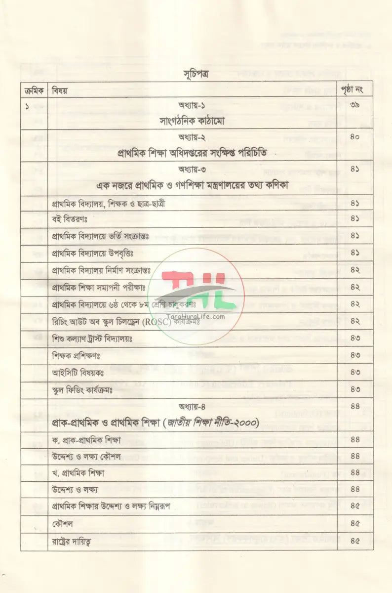 প্রাথমিক ও গণশিক্ষা বিষয়ক আইন কানুন Law Books