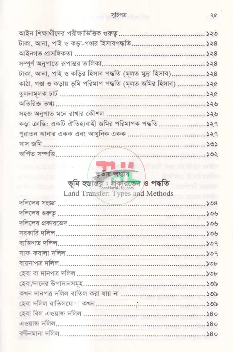 রেকর্ড যার জমি তার দলিল যার জমি তার ভূমি আইন ও রেকর্ড ব্যবস্থাপান Law Books