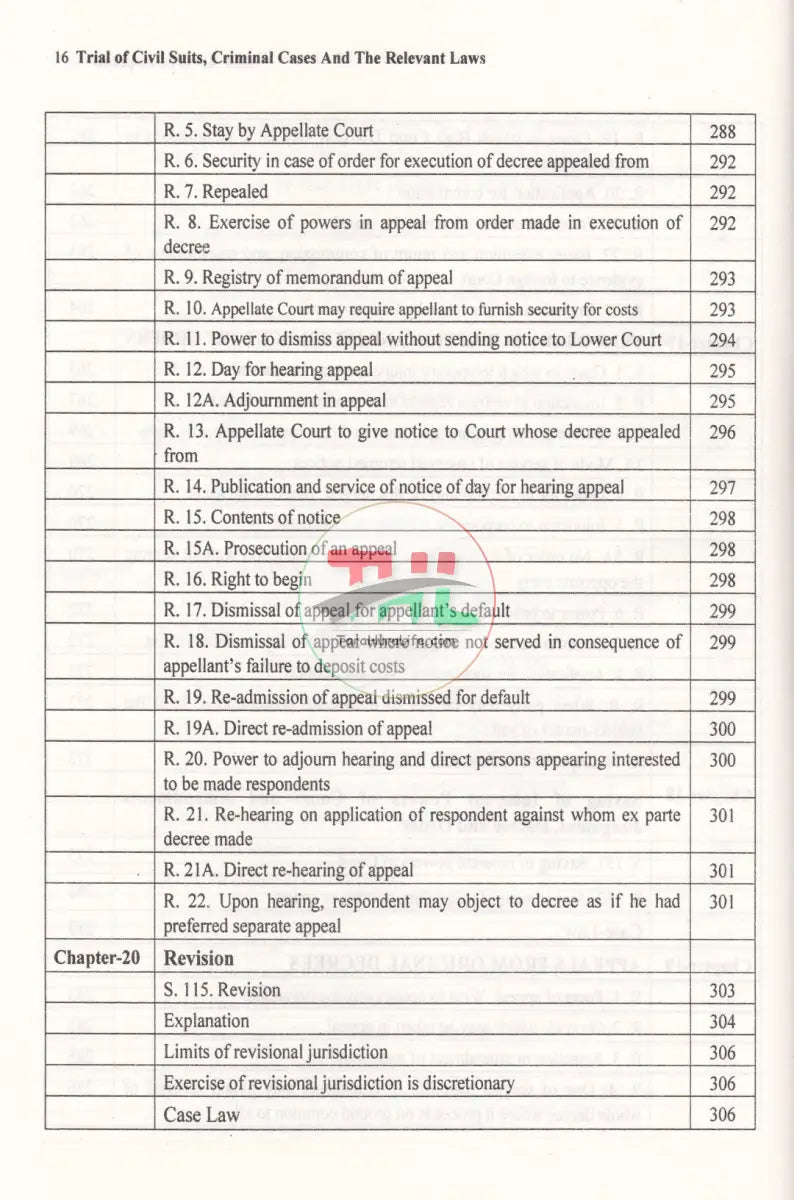 RIAL OF CIVIL SUITS CRIMINAL CASES AND THE RELEVANT LAWS Law Books