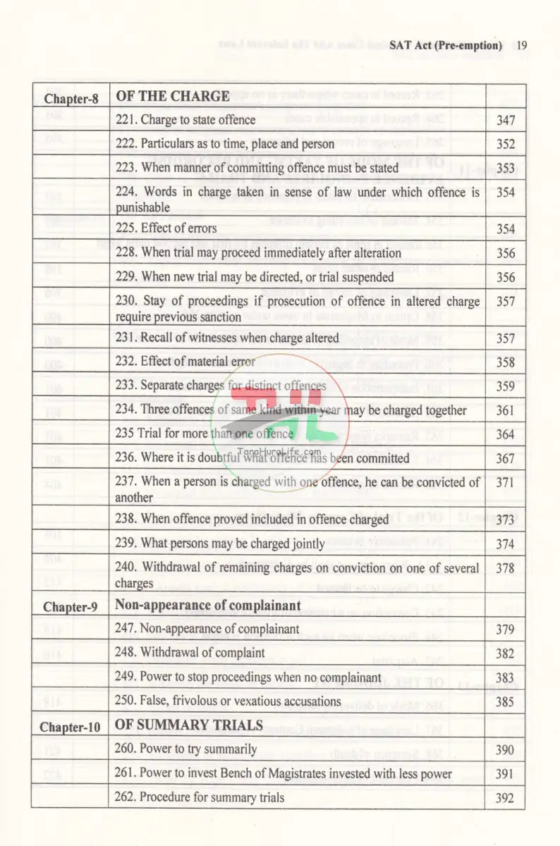 RIAL OF CIVIL SUITS CRIMINAL CASES AND THE RELEVANT LAWS Law Books