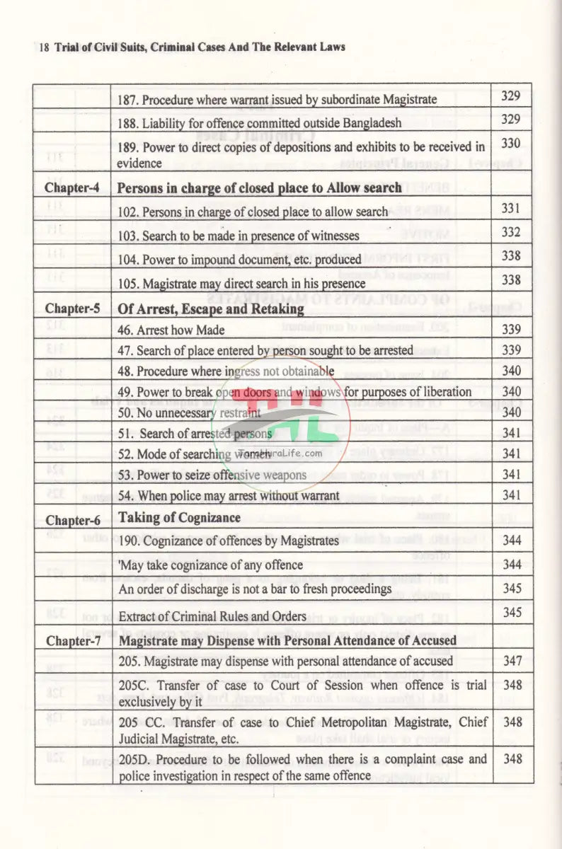RIAL OF CIVIL SUITS CRIMINAL CASES AND THE RELEVANT LAWS Law Books