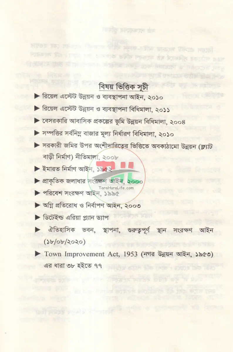 রিয়েল এস্টেট সংক্রান্ত আইন কানুন Law Books