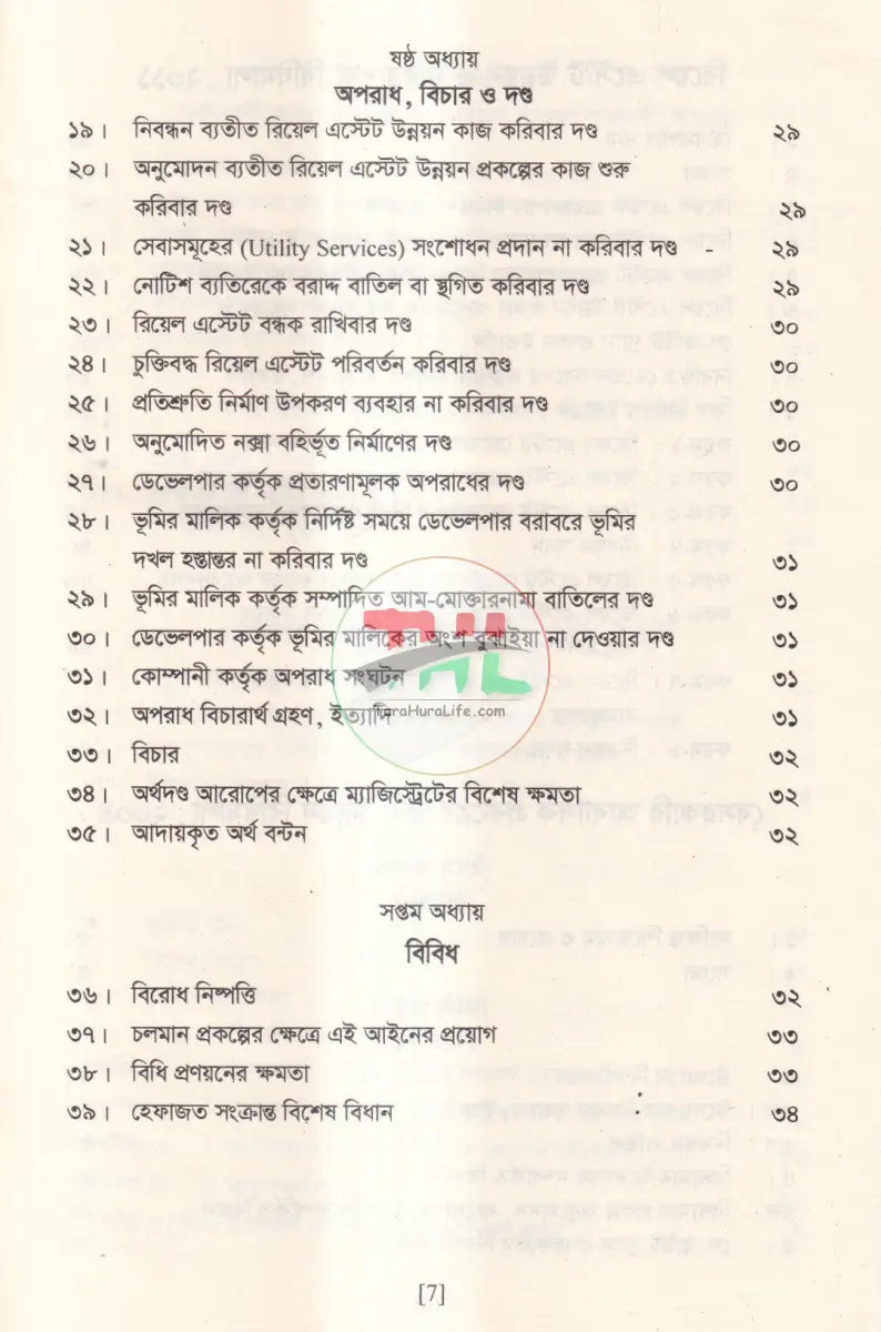 রিয়েল এস্টেট উন্নয়ন ও ব্যবস্থাপনা আইন এবং ফ্ল্যাট বাড়ি নির্মাণ নীতিমালা Law Books