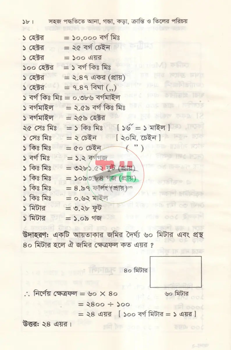 সহজ পদ্ধতিতে আনা,গণ্ডা,কড়া,ক্রান্তি ও তিলের পরিচয় Law Books