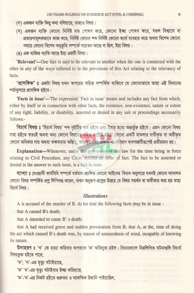 সাক্ষ্য আইন Law Books