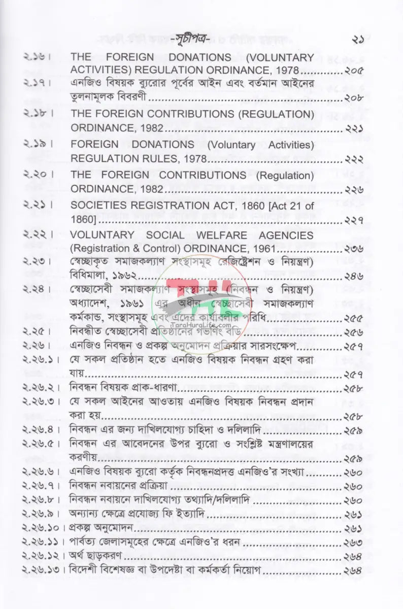 সমবায় সমিতি ও এনজিও বিষয়ক বিধি বিধান Law Books