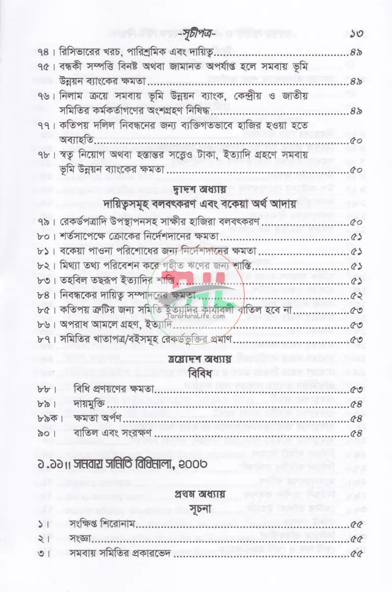 সমবায় সমিতি ও এনজিও বিষয়ক বিধি বিধান Law Books