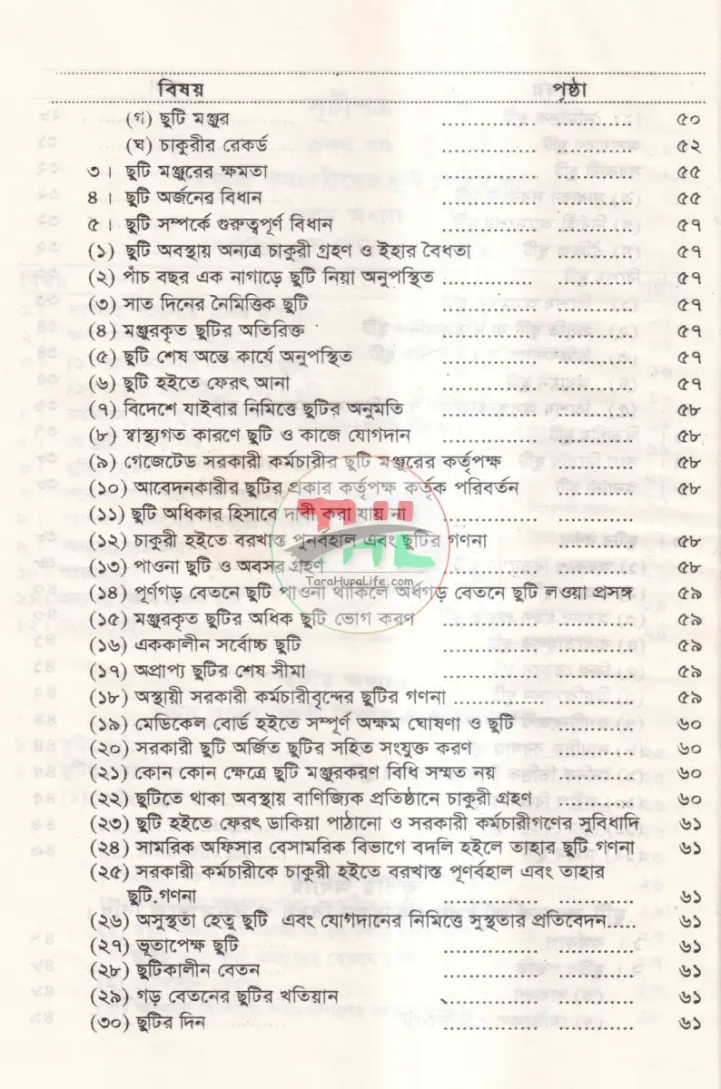 সরকারী অফিস আদালত,বে সরকারী শিক্ষা প্রতিষ্ঠান ও ব্যাংকের ছুটি বিধি Law Books