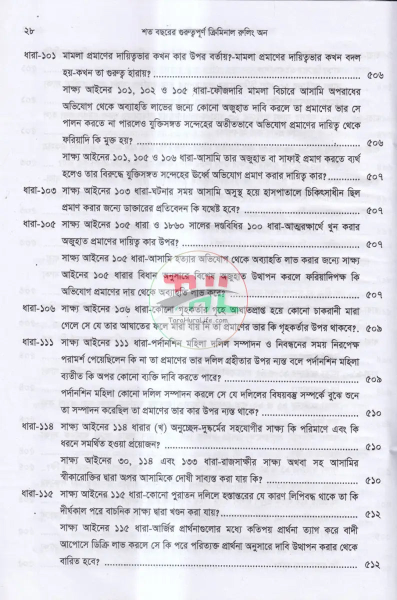 শত বছরের গুরুত্বপূর্ণ ক্রিমিনাল রুলিং অন Law Books