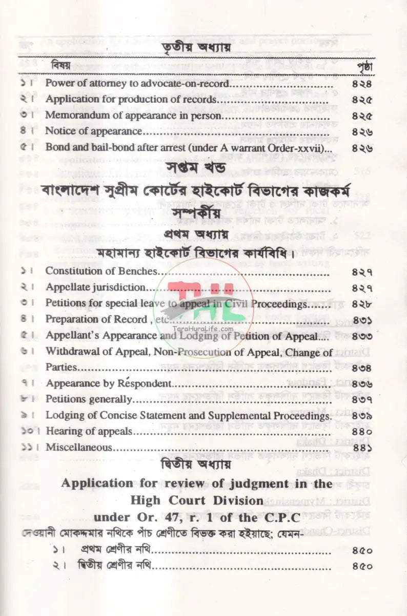সিভিল ড্রাফটিং এন্ড প্রাকটিস Law Books