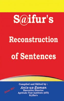 Saifur’s : Reconstruction of Sentences