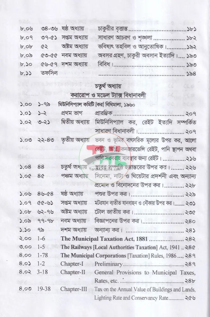 সিটি কর্পোরেশনের বিধানাবলী Law Books