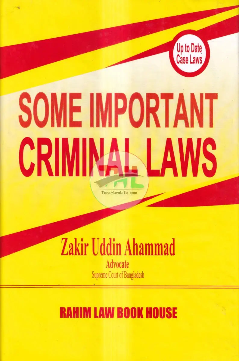 SOME IMPORTANT CRIMINAL LAWS Law Books