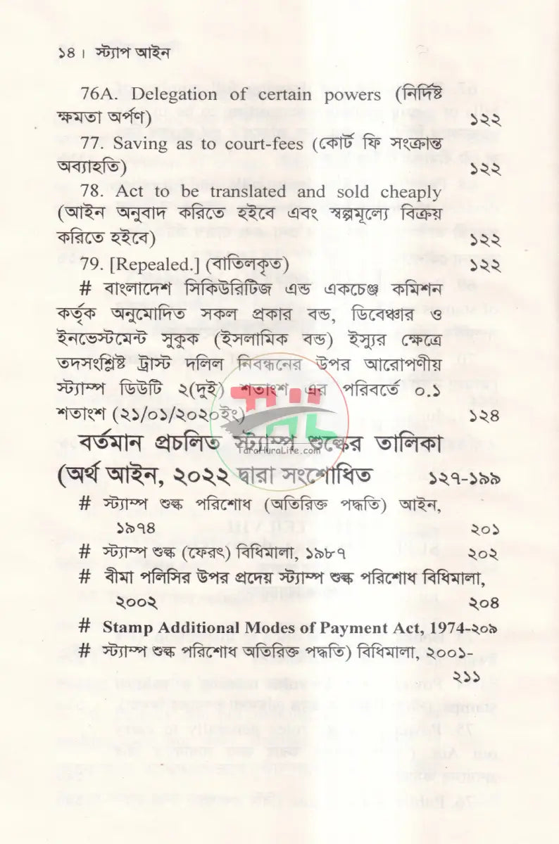 স্ট্যাম্প আইন Law Books