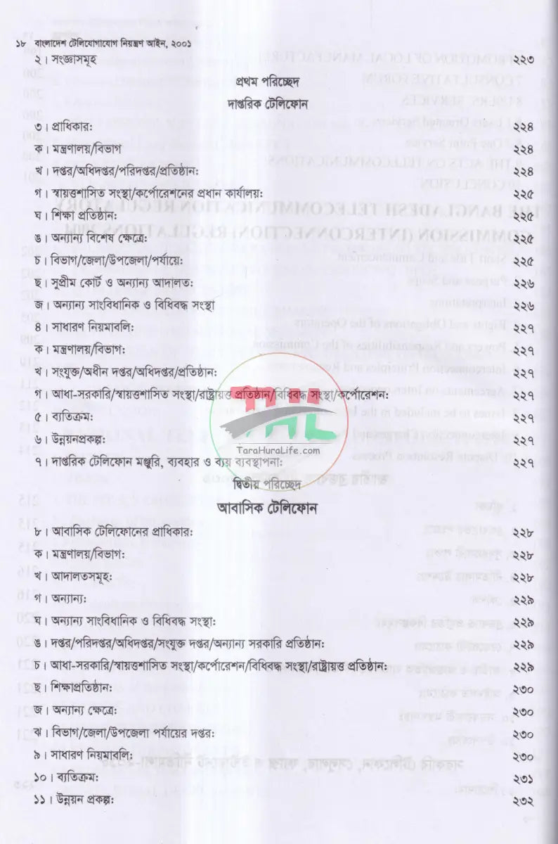 টেলিযোগাযোগ আইন সর্বশেষ সংশোধিত Law Books