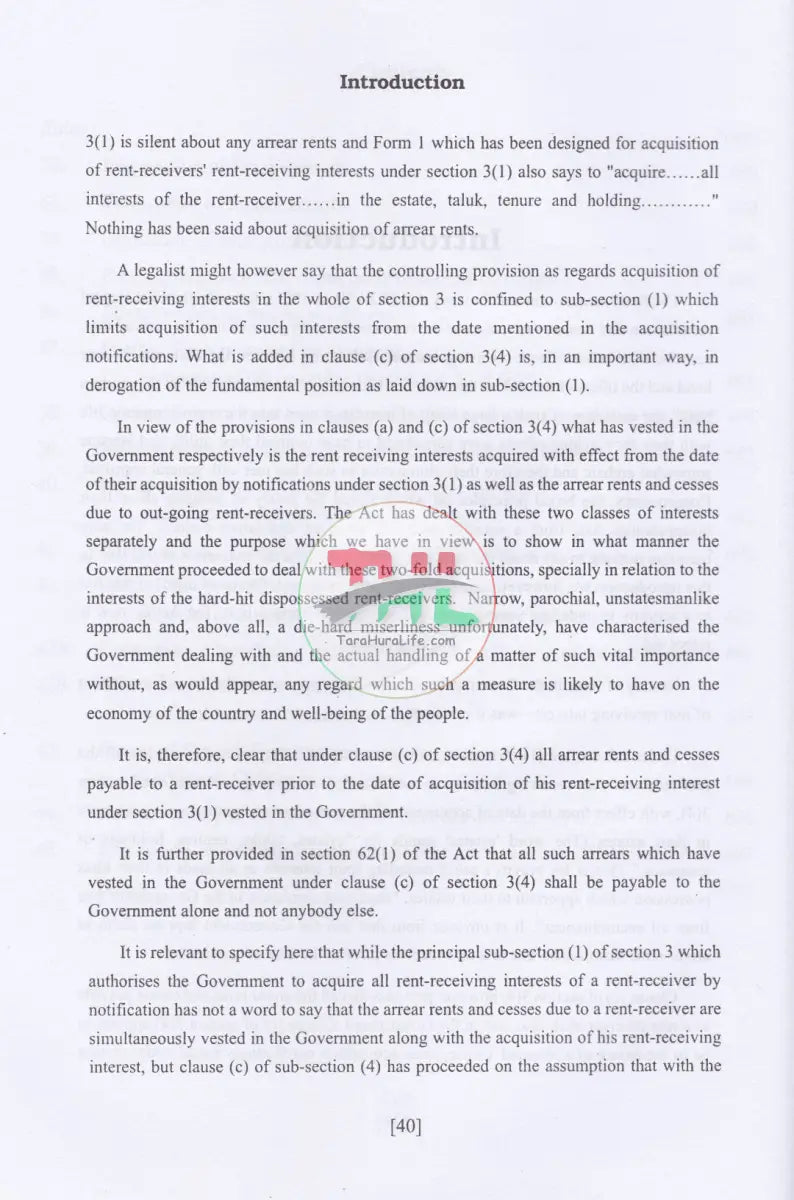 The State Acquisition and Tenancy Act,1950-DLR Law Books