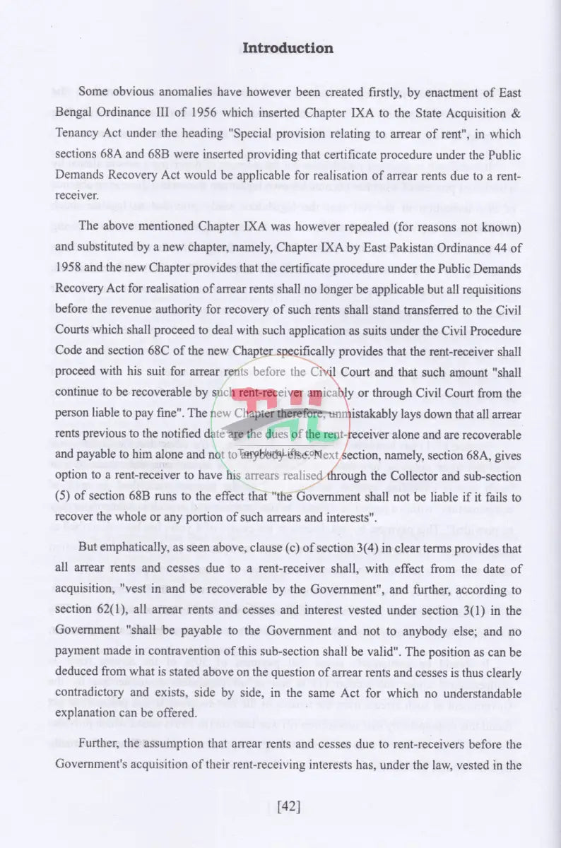 The State Acquisition and Tenancy Act,1950-DLR Law Books