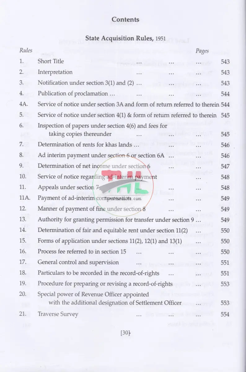 The State Acquisition and Tenancy Act,1950-DLR Law Books