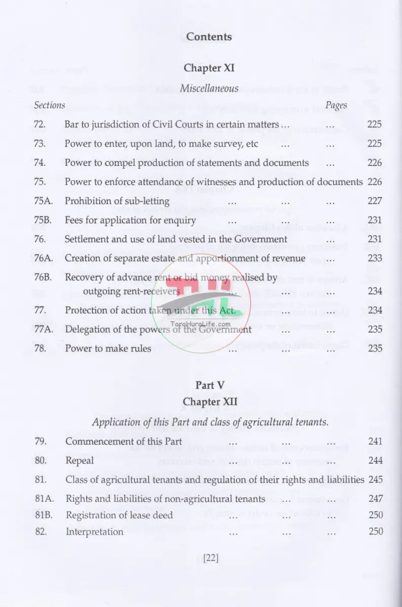 The State Acquisition and Tenancy Act,1950-DLR Law Books