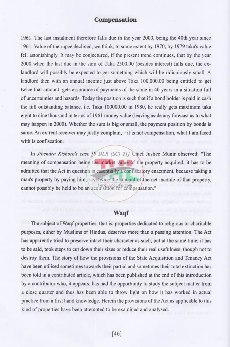 The State Acquisition and Tenancy Act,1950-DLR Law Books