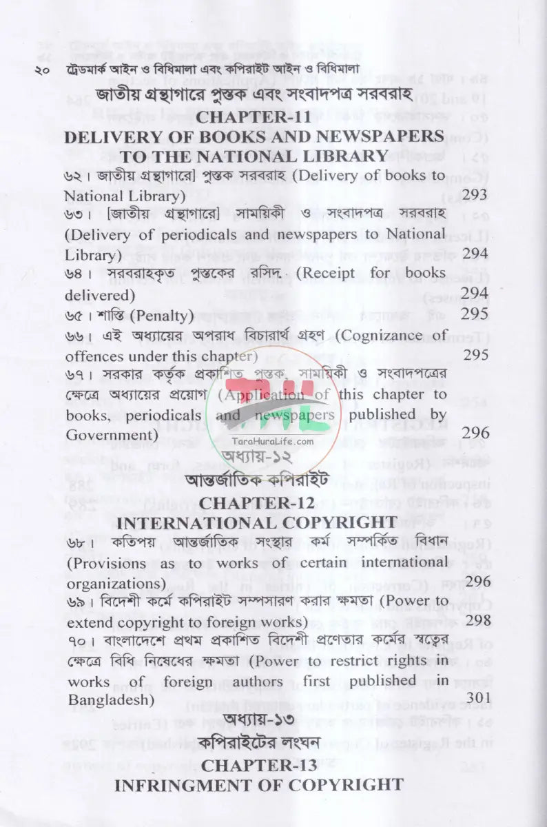 ট্রেডমার্ক আইন ও বিধিমালা এবং কপিরাইট আইন Law Books