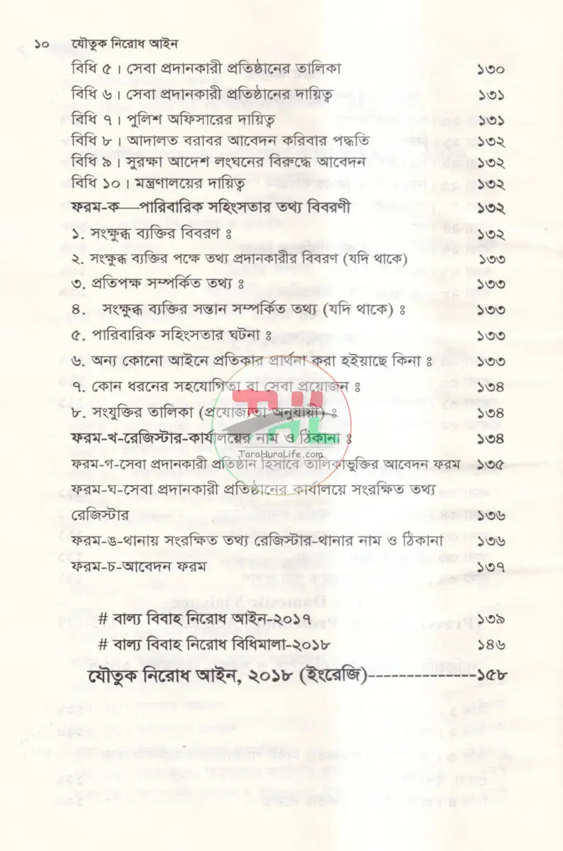 যৌতুক নিরোধ আইন Law Books